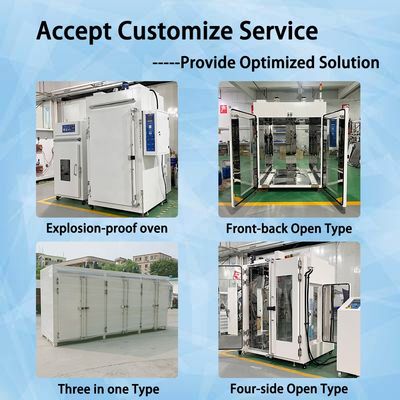 Προσαρμοσμένο φούρνο ξήρανσης υψηλής θερμοκρασίας 200-500C SUS304 Ηλεκτρική θέρμανση