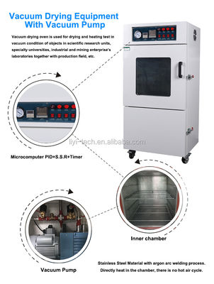 Liyi 25L Electric Heating Vacuum Dryer 220V 2kw Industrial Oven