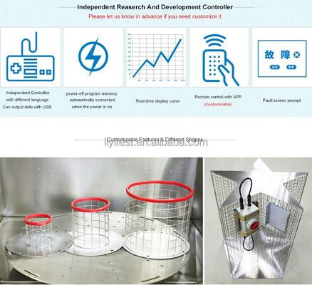 LIYI IEC60529 IPX Δοκιμή Αδιάβροχου Νερού Δοκιμαστική Θάλαμος Ψεκασμού Βροχής