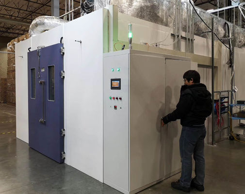 Ηλεκτρονικό τεστ γήρανσης υψηλής στεγανότητας LIYI Walk In Test Chamber με ελεγχόμενη θερμοκρασία